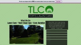 What Tomslawncare.ca website looked like in 2019 (5 years ago)