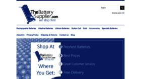 What Thebatterysupplier.com website looked like in 2019 (5 years ago)