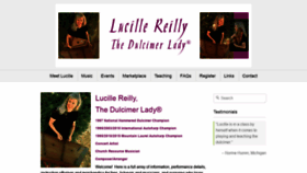 What Thedulcimerlady.com website looked like in 2019 (5 years ago)