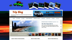 What Trip-blog.net website looked like in 2019 (5 years ago)