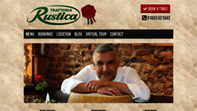 What Trattoriarustica.com website looked like in 2019 (5 years ago)