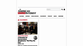What The-american-interest.com website looked like in 2019 (5 years ago)