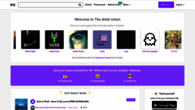 What Theartistunion.com website looked like in 2019 (5 years ago)