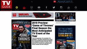 What Tvguidemagazine.com website looked like in 2019 (5 years ago)