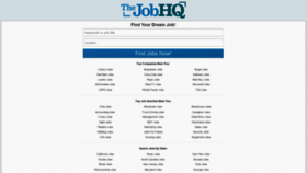 What Thejobhq.com website looked like in 2019 (5 years ago)