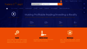 What Traderscockpit.com website looked like in 2019 (5 years ago)