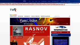 What Tvr.ro website looked like in 2019 (5 years ago)