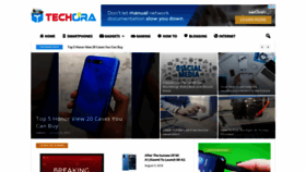 What Techora.net website looked like in 2019 (5 years ago)