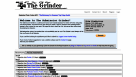 What Thegrinder.diabolicalplots.com website looked like in 2019 (5 years ago)