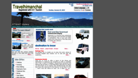What Travelhimanchal.net website looked like in 2019 (5 years ago)