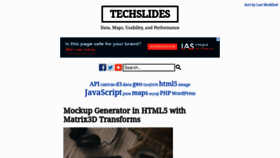 What Techslides.com website looked like in 2019 (5 years ago)