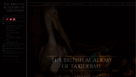 What Thebritishacademyoftaxidermy.org website looked like in 2019 (5 years ago)