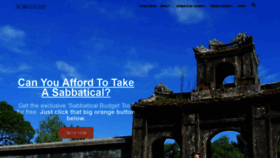 What Thesabbaticalguide.com website looked like in 2019 (5 years ago)
