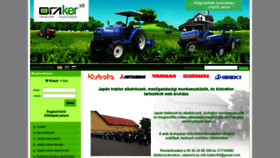 What Traktor60.hu website looked like in 2019 (5 years ago)