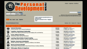 What Thepersonaldevelopmentforum.com website looked like in 2019 (5 years ago)