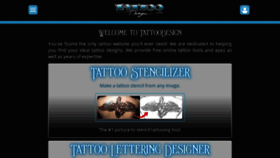 What Tattoodesign.com website looked like in 2019 (5 years ago)
