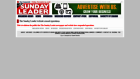 What Thesundayleader.lk website looked like in 2019 (5 years ago)