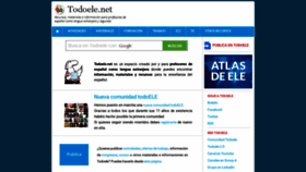What Todoele.net website looked like in 2019 (5 years ago)