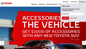 What Toyota.co.nz website looked like in 2019 (5 years ago)