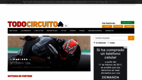 What Todocircuito.com website looked like in 2019 (5 years ago)