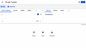 What Translate.google.com.ph website looked like in 2019 (5 years ago)