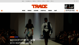 What Trace.tv website looked like in 2019 (5 years ago)