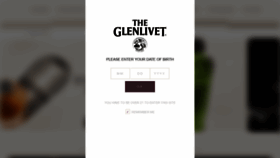 What Theglenlivet.com website looked like in 2019 (5 years ago)