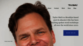 What Taylormali.com website looked like in 2019 (5 years ago)