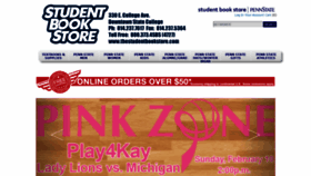 What Thestudentbookstore.com website looked like in 2019 (5 years ago)