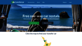 What Transfercar.co.nz website looked like in 2019 (5 years ago)