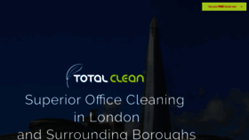 What Totalclean.co.uk website looked like in 2019 (5 years ago)