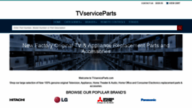 What Tvserviceparts.com website looked like in 2019 (5 years ago)