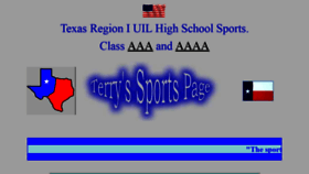 What Terryssportspage.com website looked like in 2019 (5 years ago)