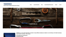 What Tawkroc.org website looked like in 2019 (5 years ago)