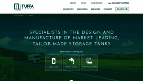 What Tuffa.co.uk website looked like in 2019 (5 years ago)