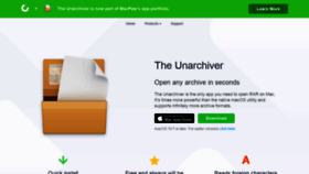 What Theunarchiver.com website looked like in 2019 (5 years ago)