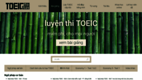 What Toeicmoingay.com website looked like in 2019 (5 years ago)