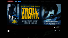 What Trollhunterfilm.com website looked like in 2019 (5 years ago)
