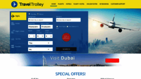 What Traveltrolley.co.uk website looked like in 2019 (5 years ago)