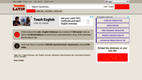 What Translate-latin.com website looked like in 2019 (5 years ago)