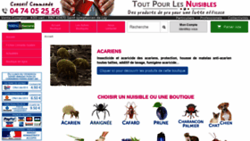 What Toutpourlesnuisibles.com website looked like in 2019 (5 years ago)