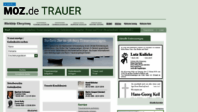 What Trauer.moz.de website looked like in 2019 (5 years ago)