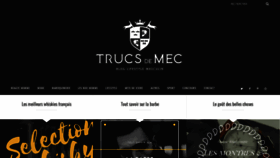 What Trucsdemec.fr website looked like in 2019 (5 years ago)