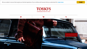 What Tossos.de website looked like in 2019 (5 years ago)