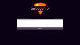 What Turbogen.pl website looked like in 2019 (5 years ago)