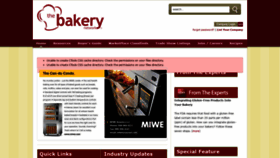 What Thebakerynetwork.com website looked like in 2019 (5 years ago)