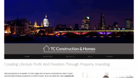 What Tc-construction.uk website looked like in 2019 (5 years ago)