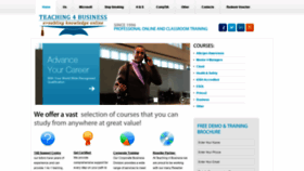 What Teaching4business.co.uk website looked like in 2019 (6 years ago)