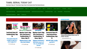 What Tamilserialtoday247.com website looked like in 2019 (5 years ago)