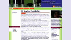 What Thebetsygspot.com website looked like in 2019 (5 years ago)
